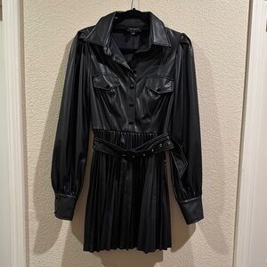 The Sang Black Mini Dress